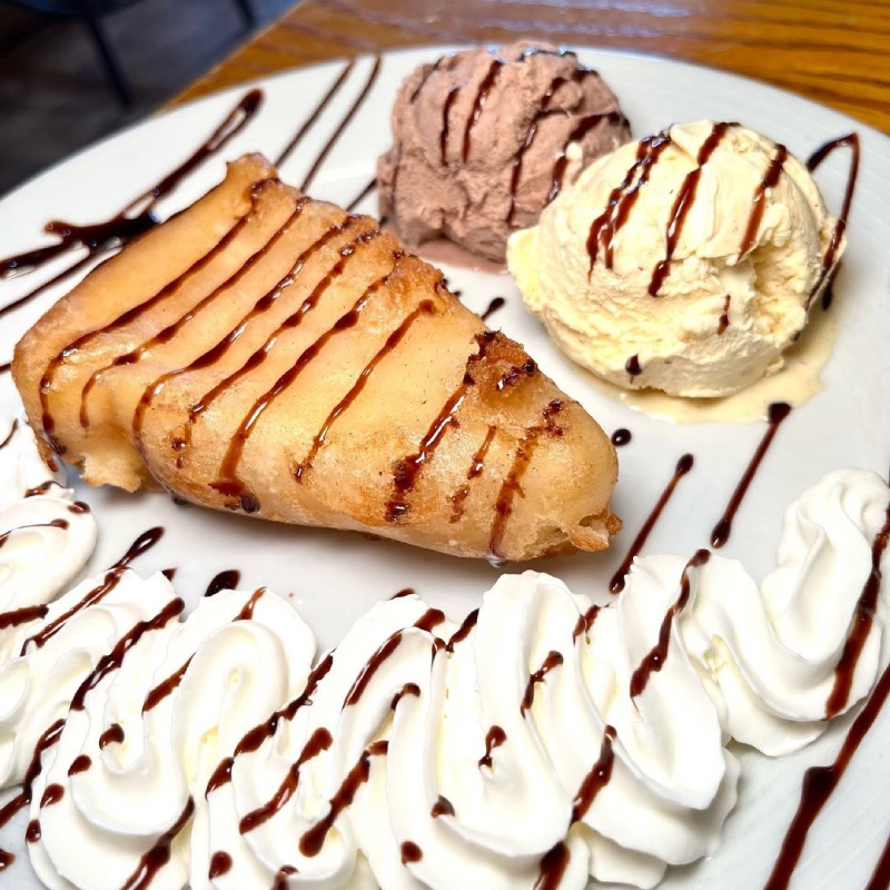 PoBoyz Diner and Grill Ayr  Deep Fried Cheesecake 