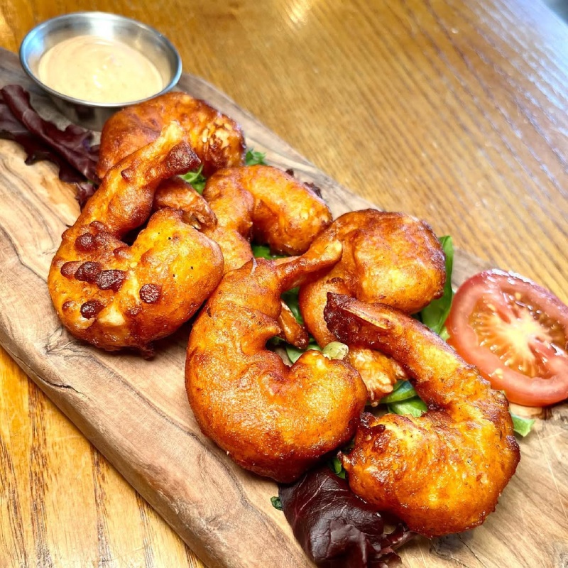 Po'Boyz Restaurant Glasgow Fried Shrimps 