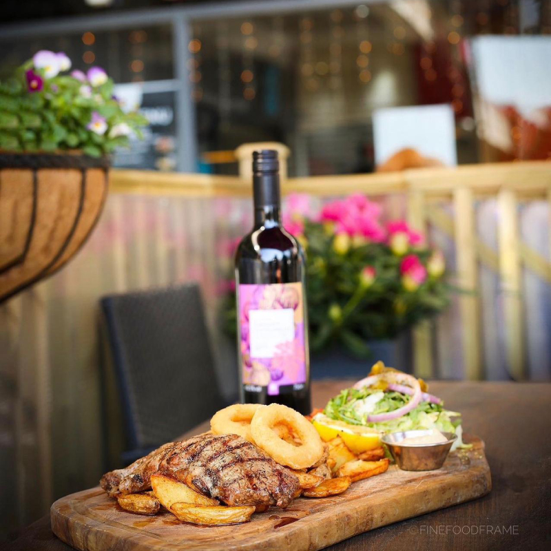 Po'Boyz Restaurant Glasgow Sirloin Steak 